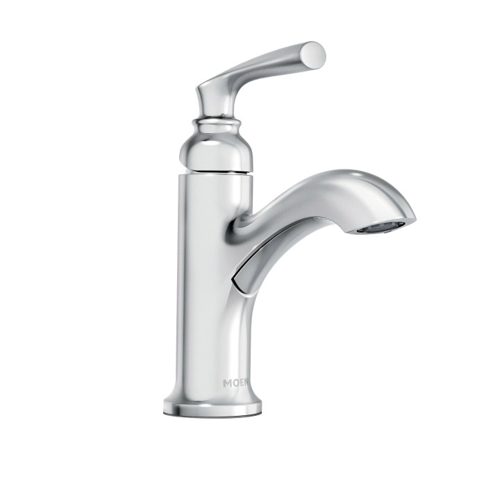 Hilliard Bath Faucet, Moen, 1-Handle, Chrome - 5