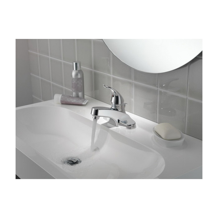 Bath Faucet, Peerless, 1-Handle, Chrome - 3