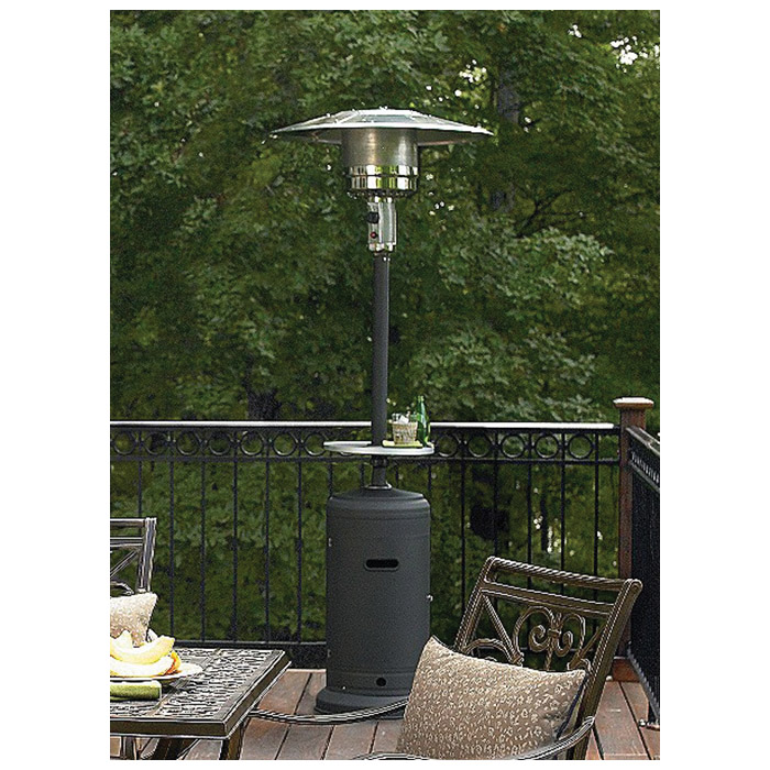AZ Patio Heaters HLDS01-CBT Patio Heater with Table, Propane, 48,000 Btu, 20 lb Tank, 10 sq-ft Heating Area - 4