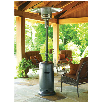 AZ Patio Heaters HLDS01-CBT Patio Heater with Table, Propane, 48,000 Btu, 20 lb Tank, 10 sq-ft Heating Area - 5
