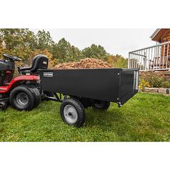 Lawn Tractor Dump Cart, Craftsman, 750 lb Weight, 12 cu ft. - 3