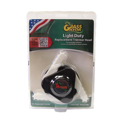 Replacement String Trimmer Head, Light-Duty Nylon Bladed, Grassgator - 2
