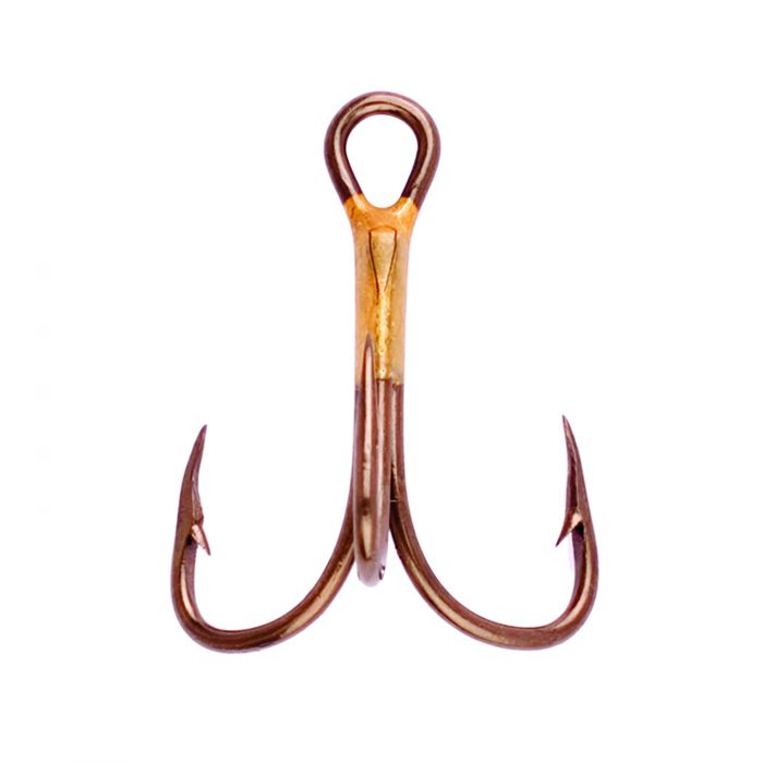 EAGLE CLAW 374AH-10 Treble Hook, Bronze