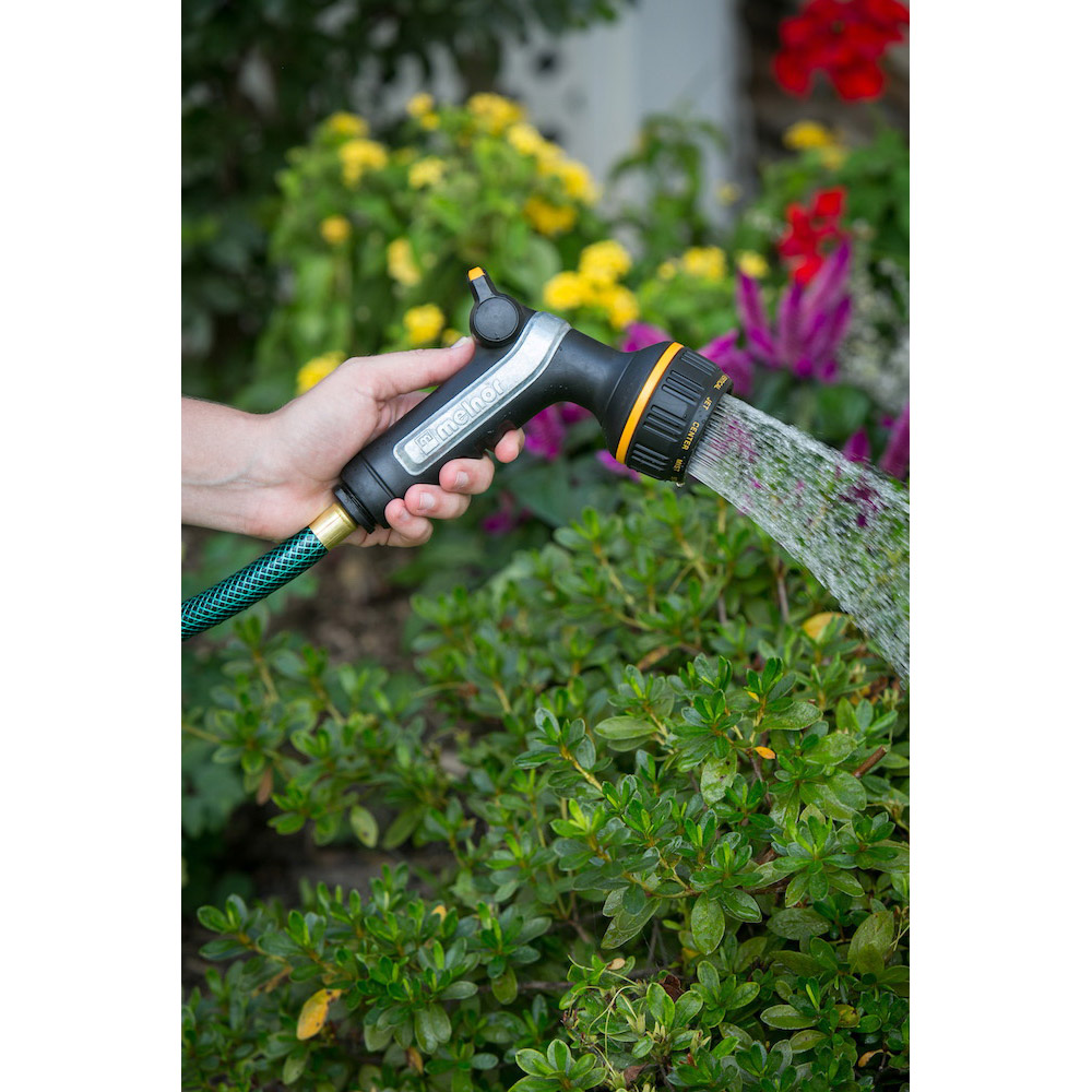 Nozzle with Thumb Control, Melnor, Metal, Black/Gray - 2