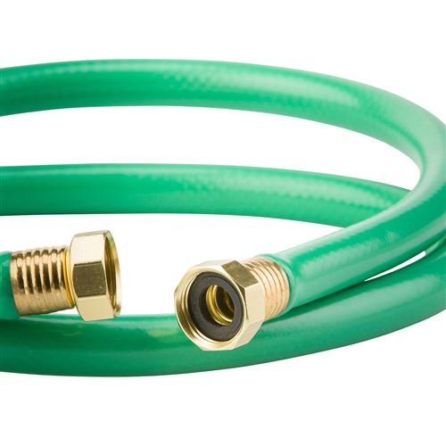 Leader Hose, Swan, 5/8 in, 6 ft L, Female, PVC, Green - 2