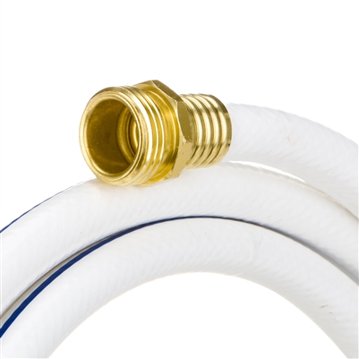 Rv/Marine Hose, Swan, 4 ft L, Rubber, White - 4