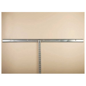 Hang Track, Knape & Vogt, 200 lb, 1-3/4 in W, 80 in H, Steel, Galvanized - 2