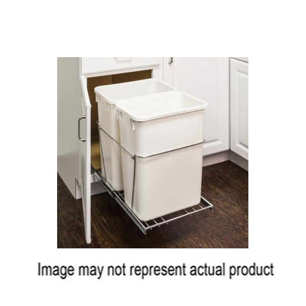 Hardware Resources CAN-EBMDPC-R Waste Container, 35 qt Bin, 2-Bin