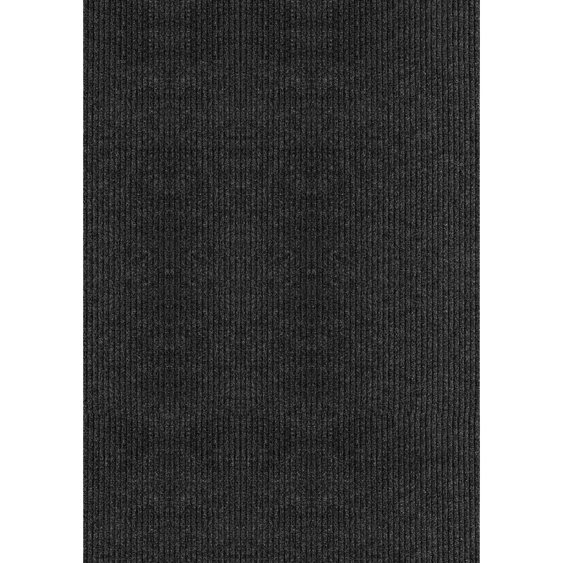 MT1000124 Rug, 50 in L, 26 in W, Runner, Concord Pattern, Polypropylene Rug, Charcoal