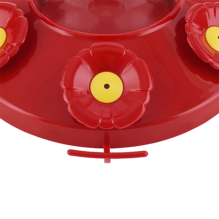 Hummingbird Feeder, Perky-Pet, 48 fl-oz Nectar Capacity, 6-Port/Perch, Plastic - 4