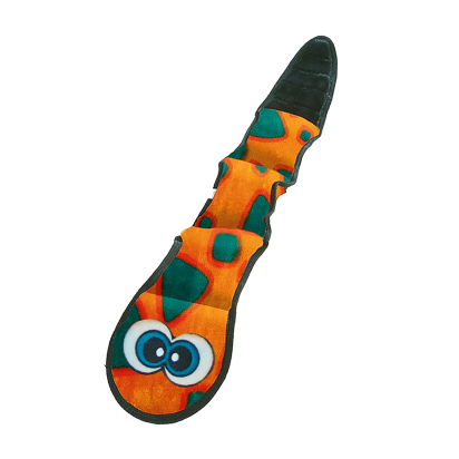 Boss Pet OH32066 Dog Toy, M, Invincible Snake, Orange