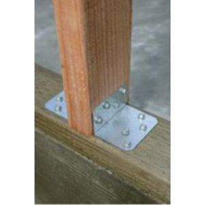 Simpson Strong-Tie A24 Angle, 2 in H, 2-1/2 in D, 3-7/8 in W, Steel, Silver, Galvanized