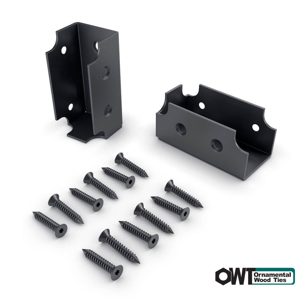 Ozco 56641 Top Rail Saddle, 12 ga, Steel, Black, Powder-Coated