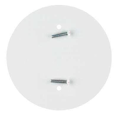 Westinghouse 7006400 Outlet Concealer, 4-3/4 in L, Metal, White - 1