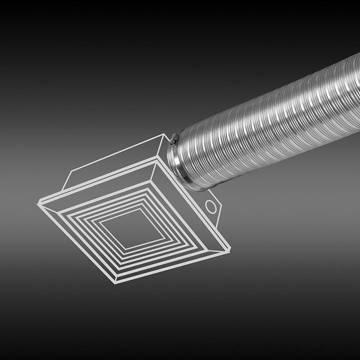 5 in Dia, Dundas Jafine, Flexible Semi-Rigid Duct, 8 ft L, Aluminum - 3