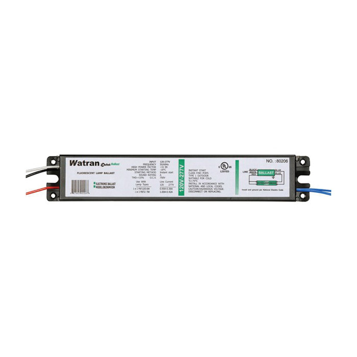 Satco S6697 Electronic Ballast, 120/277 V, 38 W, 2-Lamp