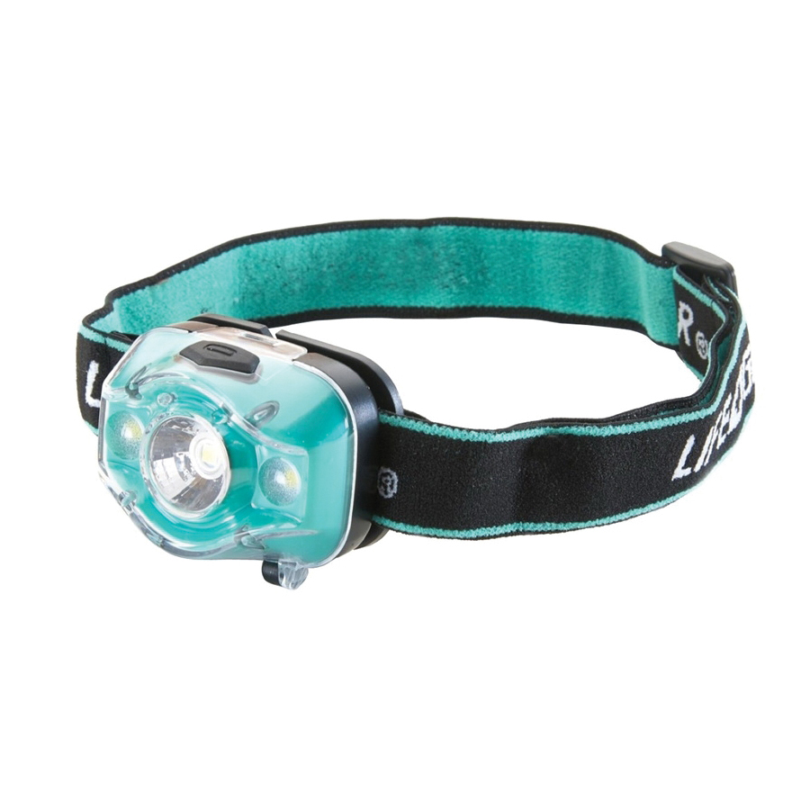 41-3913 Headlamp, AAA Battery, LED Lamp, 275 Lumens, 100 m Beam Distance, Blue/Green/Red