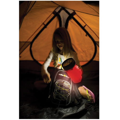LifeGear LG114 Spotlight and Lantern, AA Battery, Alkaline Battery, LED Lamp, 300 Lumens, Flood Beam, 5 hr Run Time, Red - 5