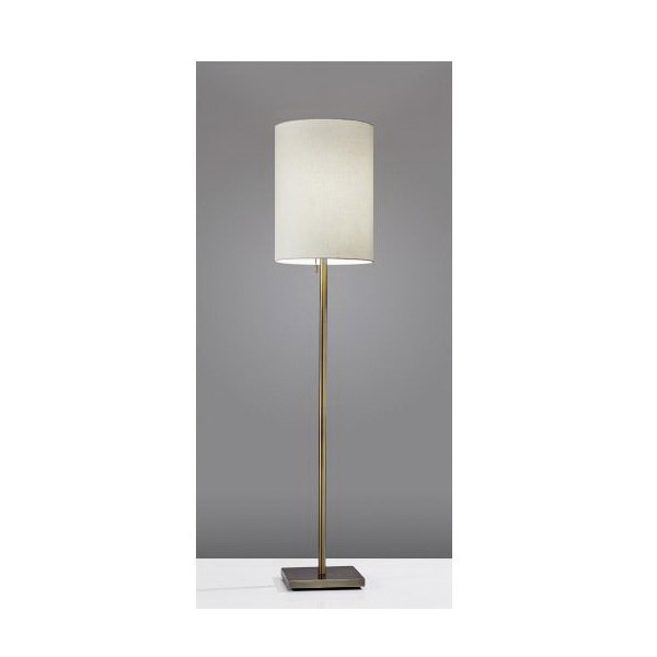 Liam Floor Lamp, Adesso, 1-Light, Antique Brass - 2