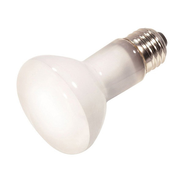 Satco S4500 Halogen Bulb, 50 W, Medium E26 Lamp Base, R20 Lamp, Warm White Light, 450 Lumens, 2900 K Color Temp
