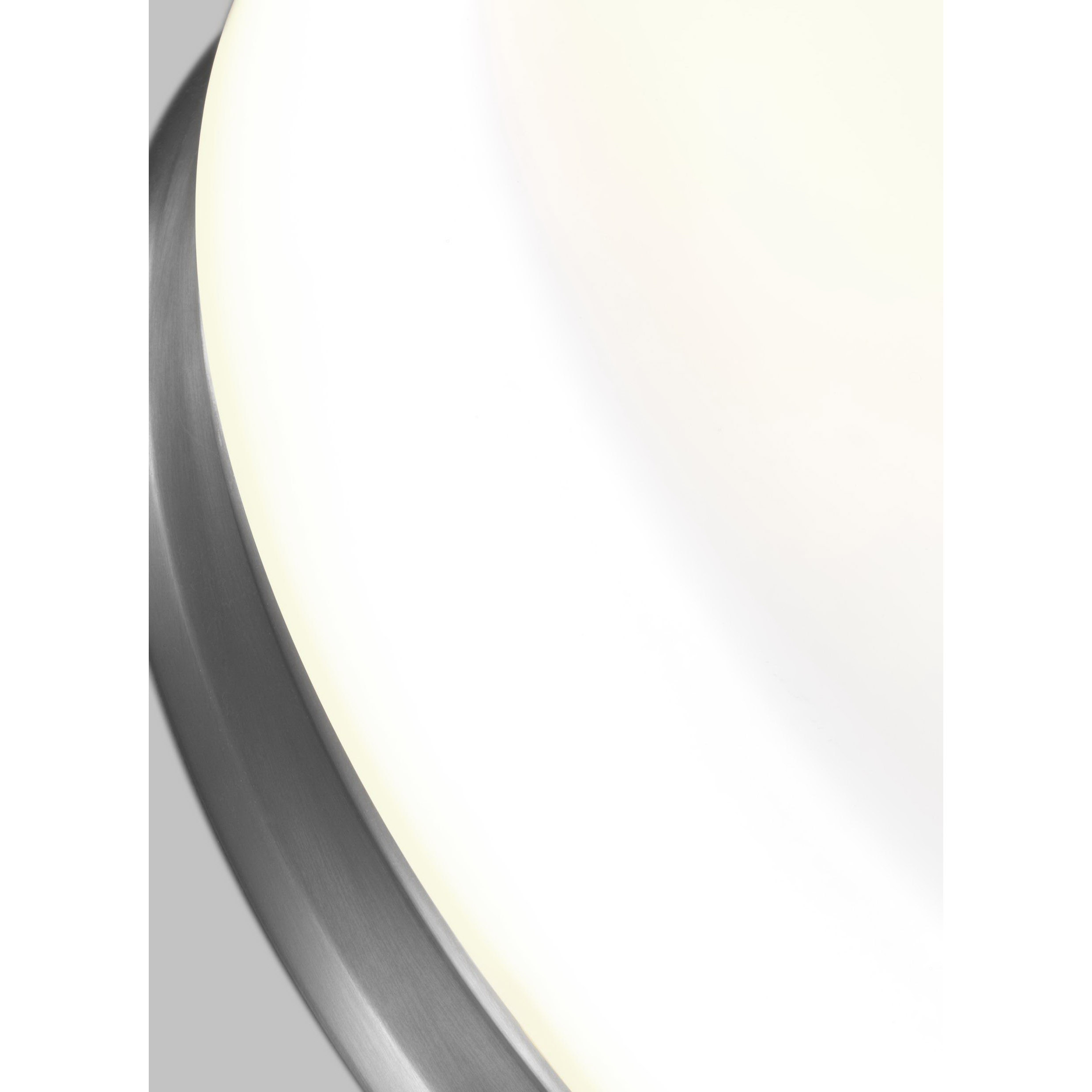 Issen Flush Ceiling Light, Feiss, 2-Light, Satin Nickel, 13-1/2 in W - 3