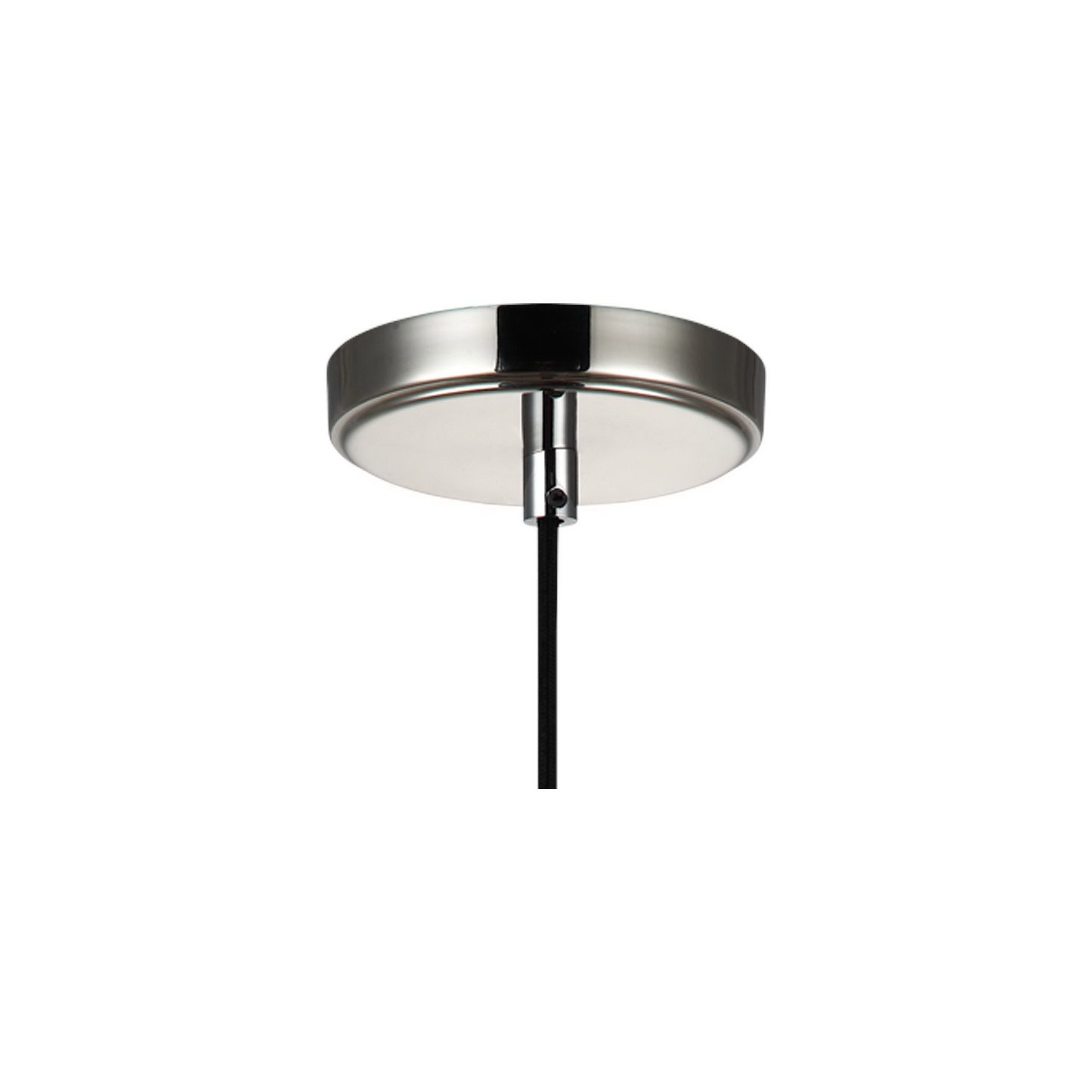 Loras Mini Pendant Light, Feiss, 1-Light, Chrome, Seeded Glass - 4