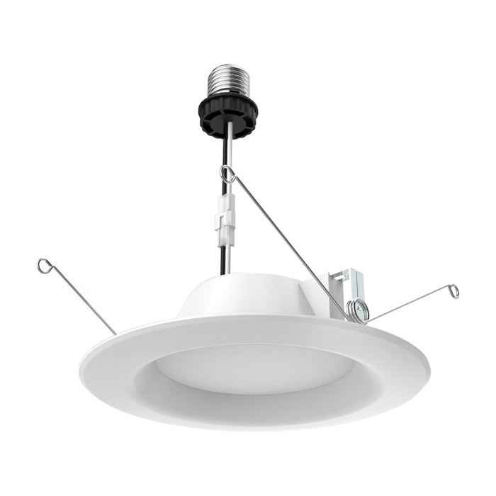 Satco S29313 Downlight Retrofit, 9.8 W, 120 V, LED Lamp, Warm White, Frosted