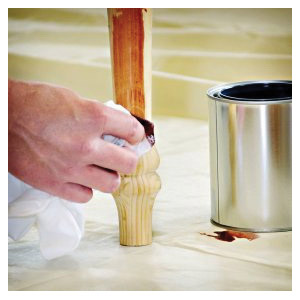 Eliminator Slip-Resistant Drop Cloth, Trimaco, 4 ft L, 15 ft W, Butyl/Canvas, Beige - 1