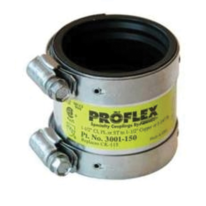 Shielded Coupling, Fernco, 2 x 1-1/2 in - 1