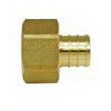 Valves APXFA34B1F Pipe Adapter, 3/4 x 1 in, Barb x FPT, Brass, 200 psi Pressure