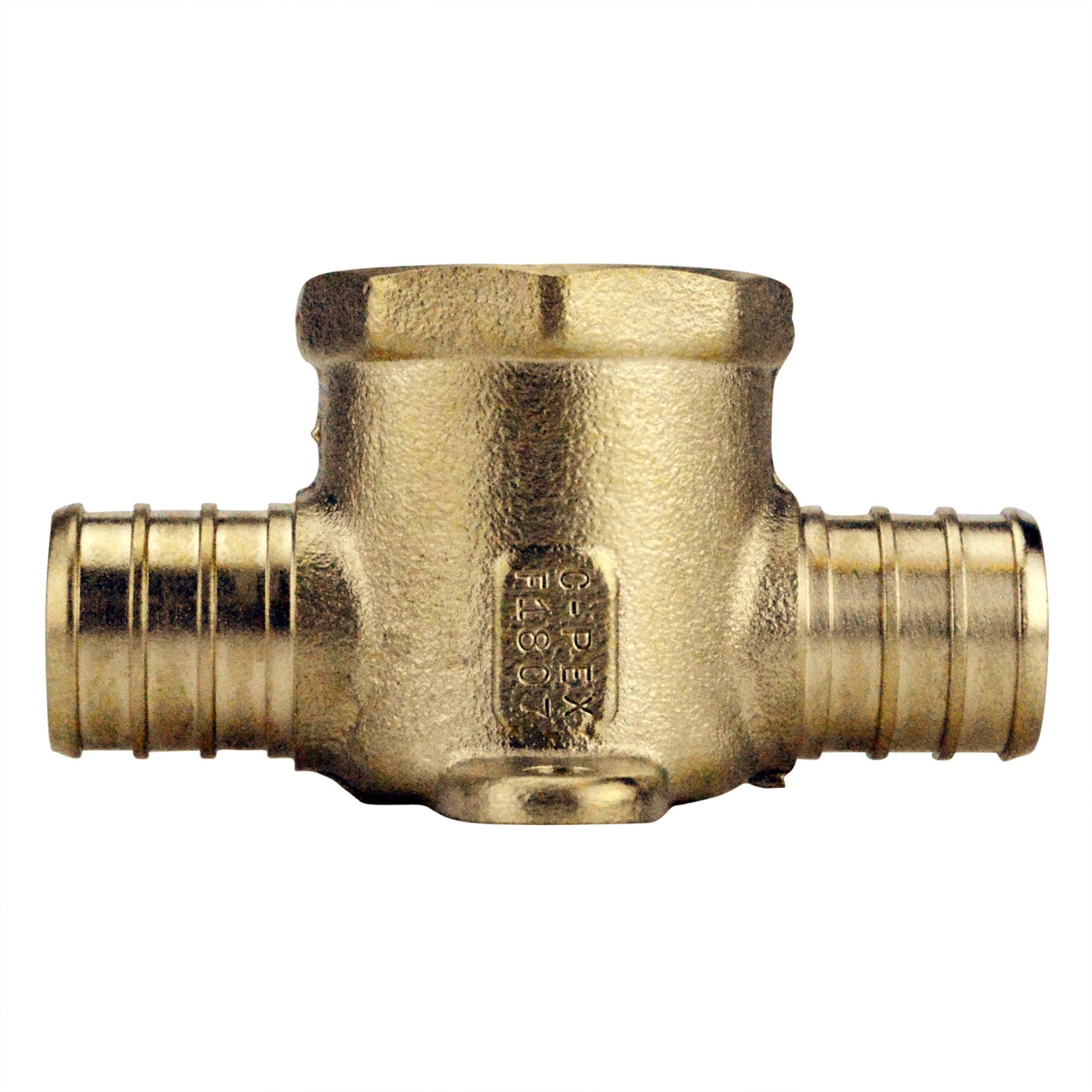 APXDET34 Pipe Tee, 3/4 in, Barb x FPT x Barb, Brass, 200 psi Pressure