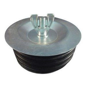 Test Plug, Ace, Rubber, Black/Silver, 4in - 2