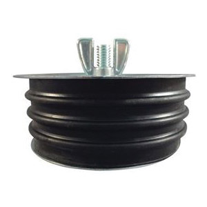 Test Plug, Ace, Rubber, Black/Silver, 4in - 3