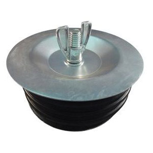 Test Plug, Ace, Rubber, Black/Silver, 4in - 5
