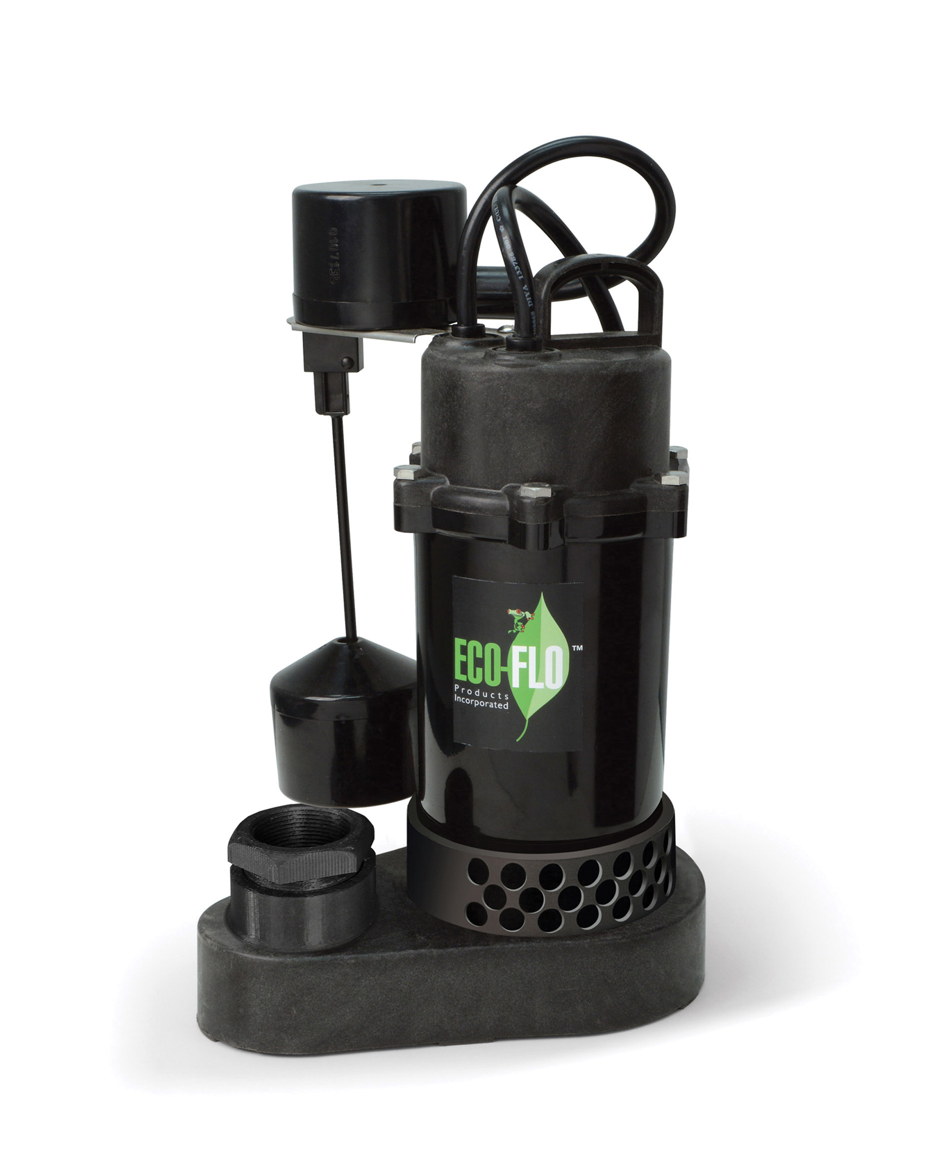SPP33V Sump Pump, 3.5 A, 115 V, 1/3 hp, 1-1/2 in Outlet, 3600 gph, Aluminum/Thermoplastic