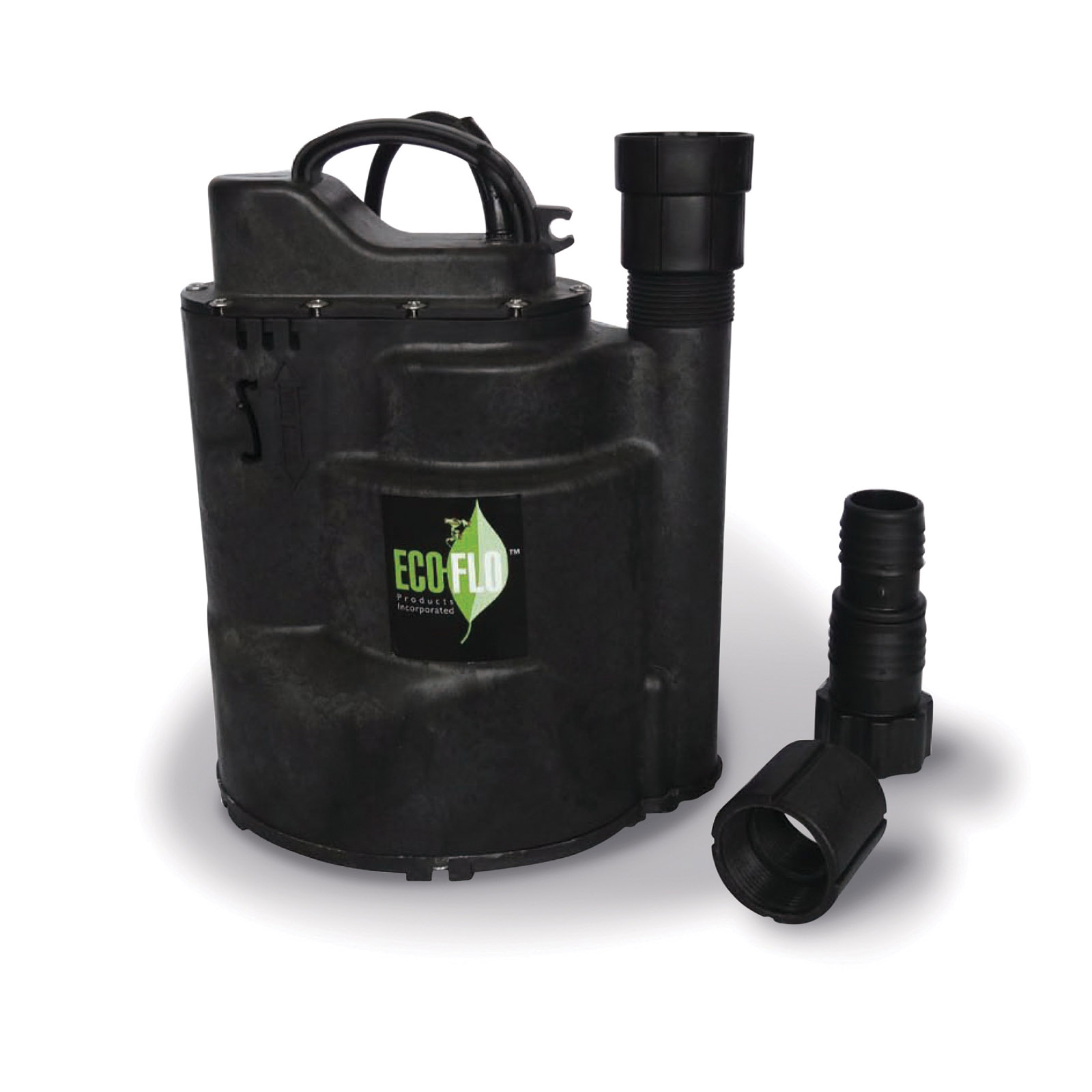 SUP57 Submersible Utility Pump, 2.3 A, 115 V, 1/4 hp, 1-1/4 in Outlet, 1800 gph, Thermoplastic