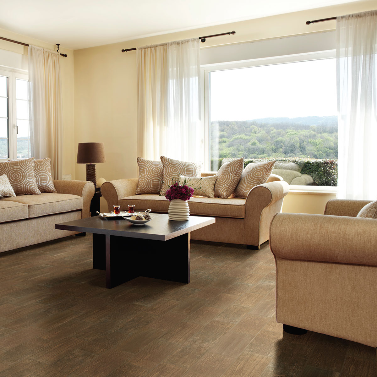 Emblem Series Tile, Daltile, 7 in W x 20 in L, Ceramic, Brown - 2
