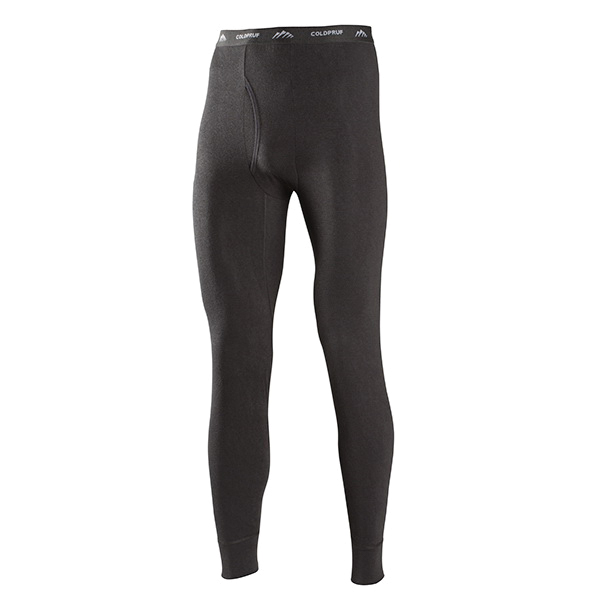 ColdPruf Performance Series 98B-BLK-M Pants, M, Polyester/Spandex, Black, 34 to 36 in Waist, Regular - 1