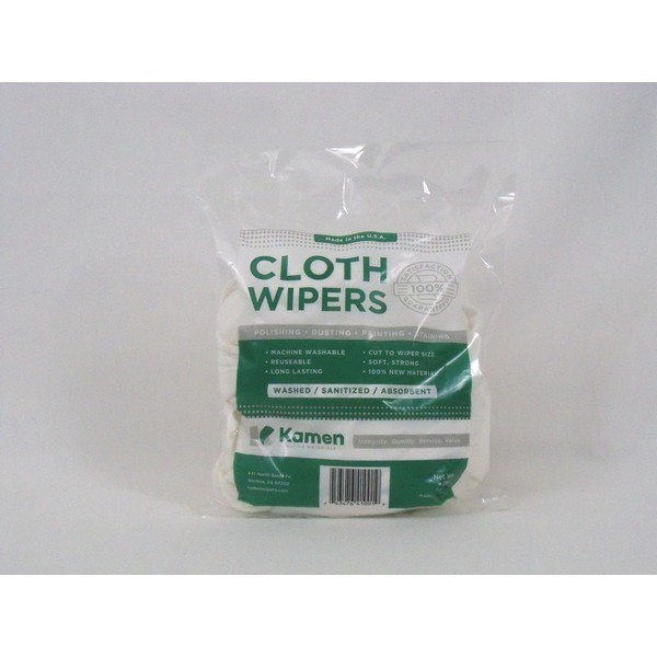 Kamen 980.1408 Knit Wipe, #41, Cotton, White