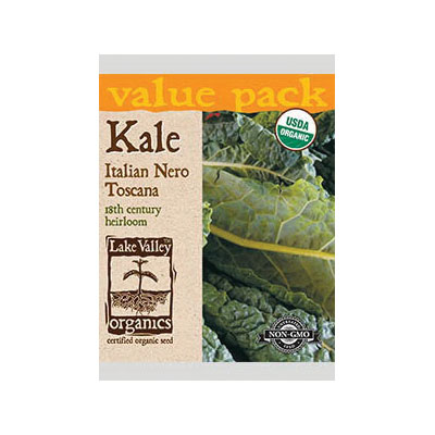 Lake Valley Seed 4451 Italian Nero Toscana Kale Seeds Pack, Kale, Brassica Oleracea Pack - 1