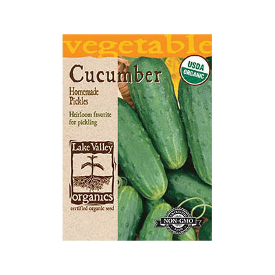 Lake Valley Seed 3999 Homemade Pickles-Organic Cucumber Seeds, Cucumber, Cucumis Sativus - 1