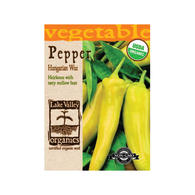 Lake Valley Seed 4136 Hungarian Wax-Organic Hot Pepper Seeds, Pepper, Capsicum Annuum - 1