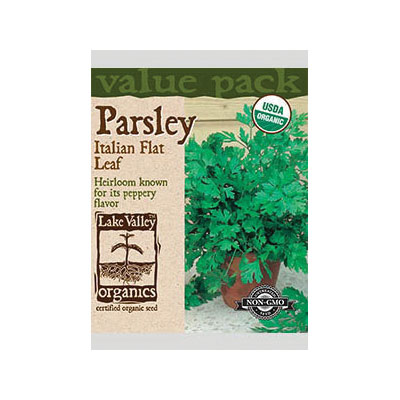 Lake Valley Seed 4444 Italian Flat Leaf-Organic Parsley Seeds Pack, Parsley, Petroselinum Crispum Var. Latifolium - 1
