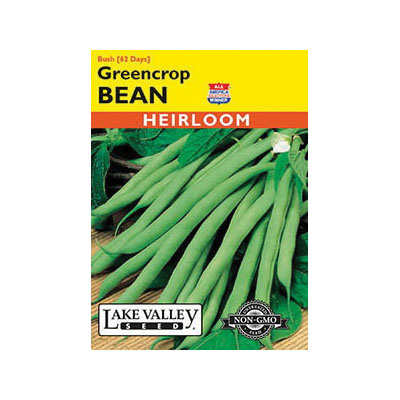 Lake Valley Seed 3927 Greencrop Bush Bean Seeds, Bush Bean, Phaseolus Vulgaris - 1
