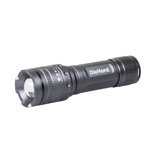 DieHard Series 41-6121 Flashlight, AAA Battery, LED Lamp, 600 Lumens Lumens, 150 m Beam Distance, 3 hr Run Time