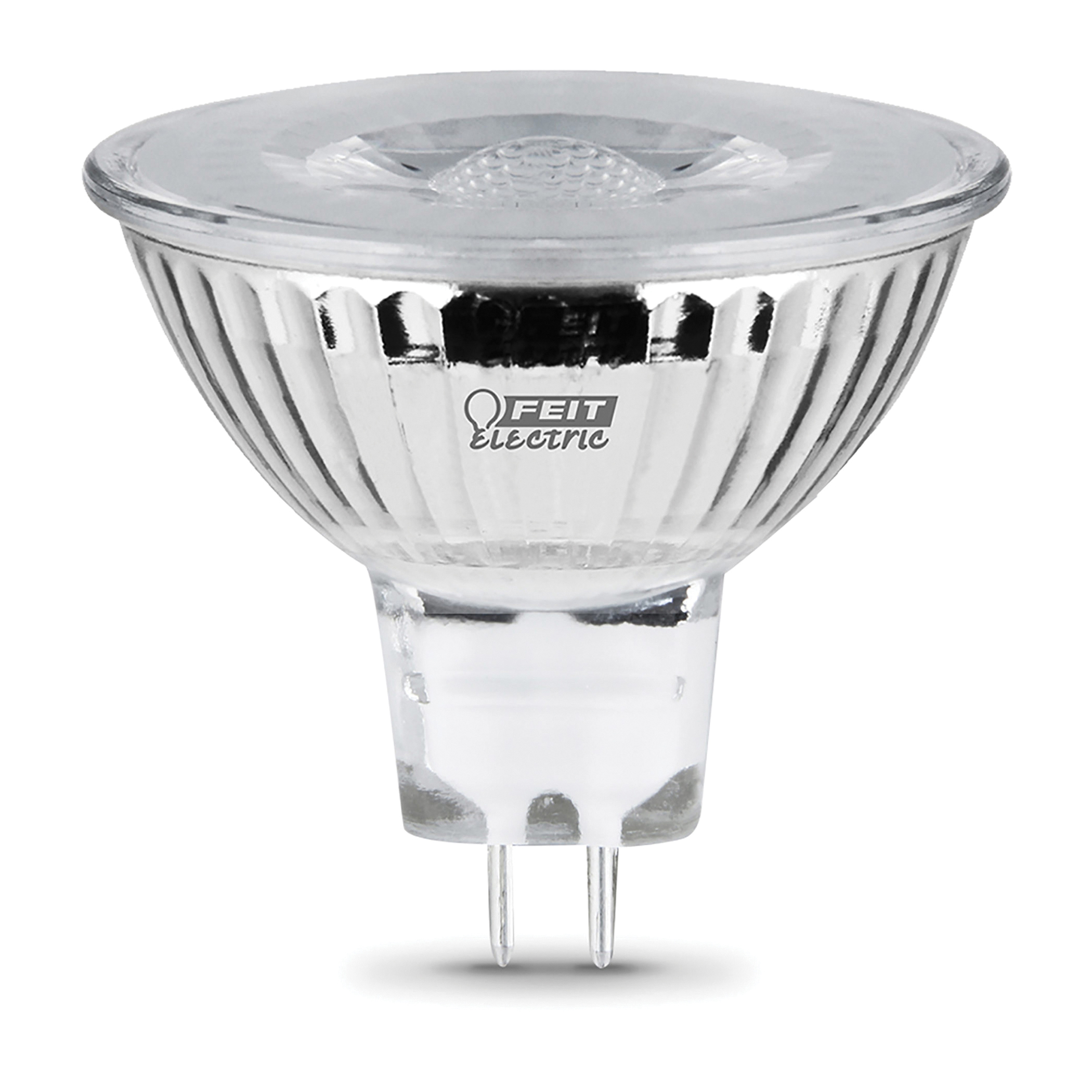 Feit Electric BPBAB/950CA LED Bulb, Track/Recessed, MR16 Lamp, 20 W Equivalent, GU5.3 Lamp Base, Dimmable, Frosted