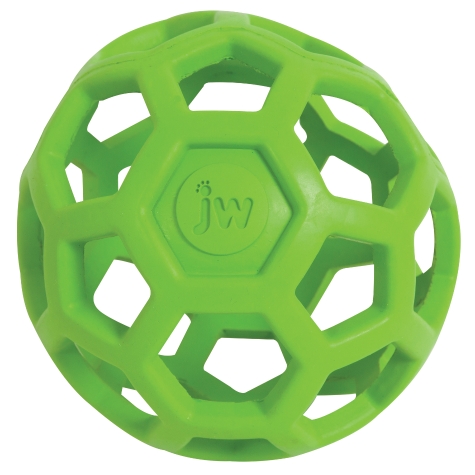 JW 43110 Dog Toy, S, Hol-ee Roller, Rubber, Assorted