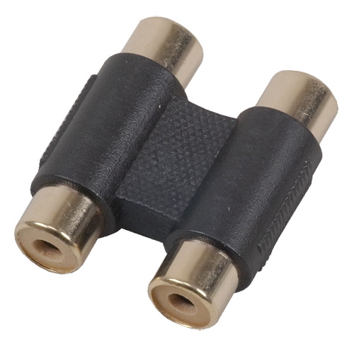 RCA AH210R RCA Connector, 1 in L, RCA Jack, RCA Jack, Black