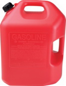 6610 Gas Can, 6 gal Capacity, HDPE, Red