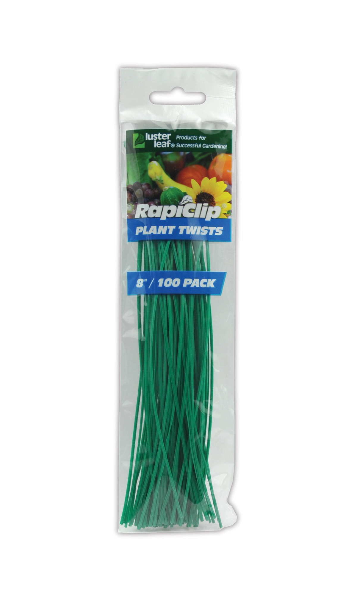 luster leaf Rapiclip 848 Plant Twist Tie, 8 in L, Plastic